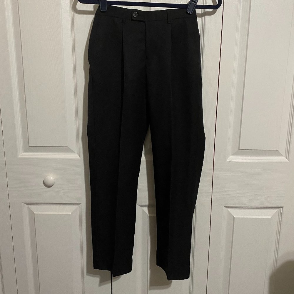 Boys Nautica Black Dress Pants (Size 12 Regular)